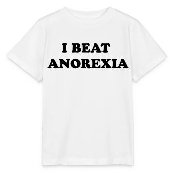 i beat anorexia - T-shirt bio MINI CREATOR Stanley/Stella Enfant - blanc - Devant - Maike (125cm)