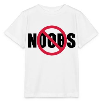Keine Noobs Verboten Schild - Stanley/Stella Kinder T-Shirt MINI CREATOR  - Weiß - Vorne - Maike (125cm)