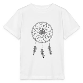 Traumfänger Dreamcatcher Schlafen Nacht Kissen - Stanley/Stella Kinder T-Shirt MINI CREATOR  - Weiß - Vorne - Maike (125cm)