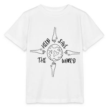 Save the World Fridays for Future - Stanley/Stella MINI CREATOR Kids’ T-Shirt - white - Front - Maike (125cm)