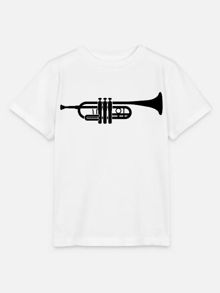 Trompete - Stanley/Stella Kinder T-Shirt MINI CREATOR - Weiß