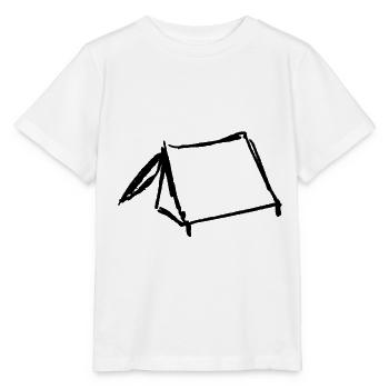 tente - T-shirt bio MINI CREATOR Stanley/Stella Enfant - blanc - Devant - Maike (125cm)