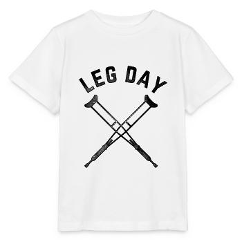 Bein Tag Geschenkidee - Stanley/Stella Kinder T-Shirt MINI CREATOR  - Weiß - Vorne - Maike (125cm)