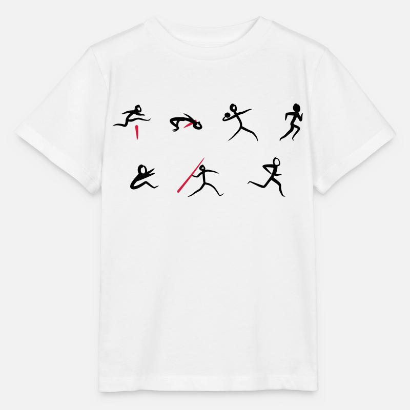 Decathlon, athlétisme - T-shirt bio MINI CREATOR Stanley/Stella Enfant - blanc