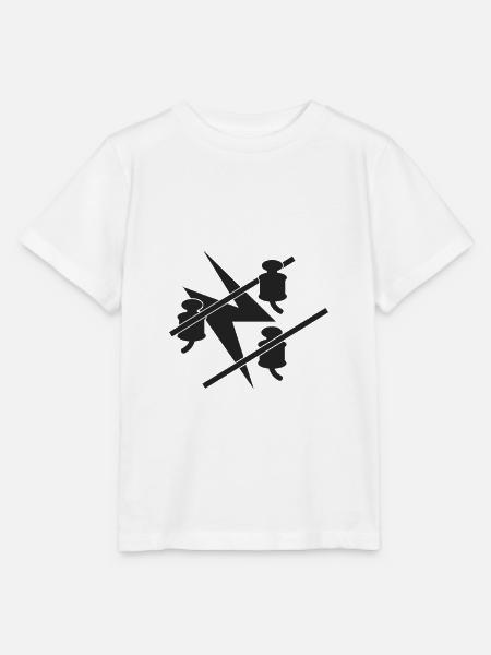 Elektroniker Zunft Logo - Stanley/Stella Kinder T-Shirt MINI CREATOR - Weiß