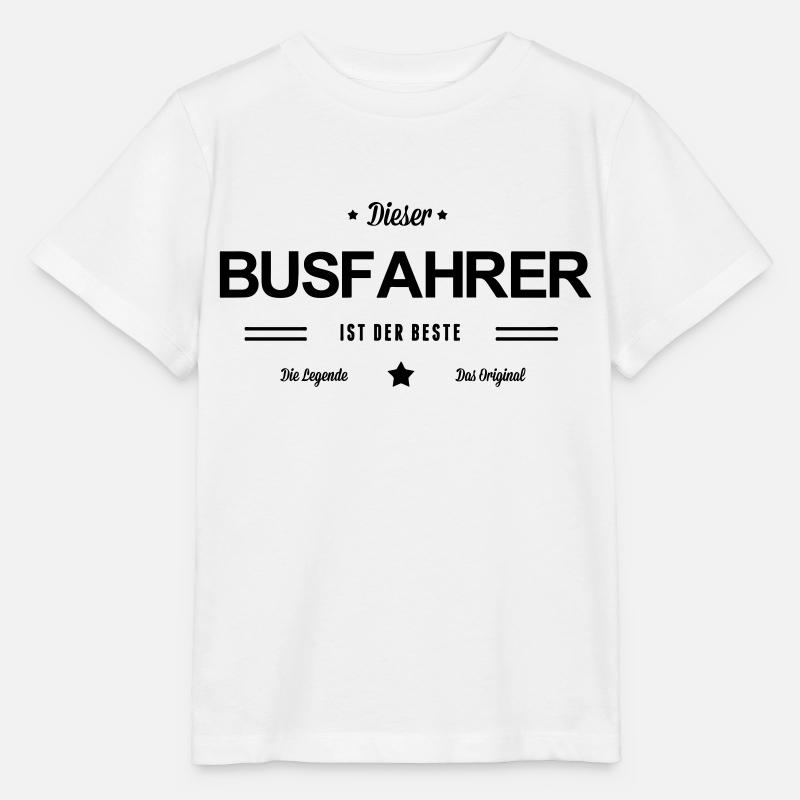 Bester Busfahrer - Stanley/Stella Kinder T-Shirt MINI CREATOR  - Weiß