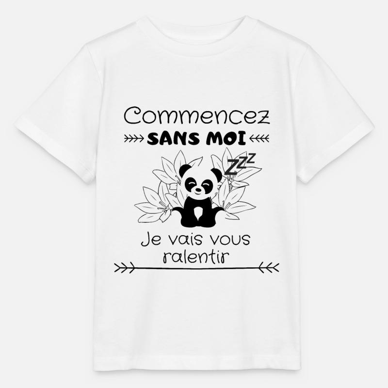Start without me I will slow you down - Stanley/Stella MINI CREATOR Kids’ T-Shirt - white