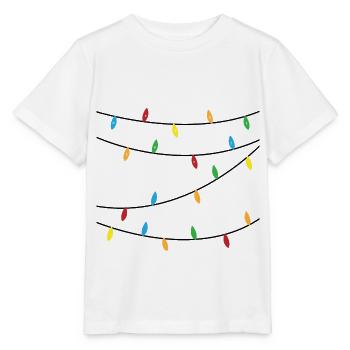 Garland merry Xmas Gift Idea - Stanley/Stella MINI CREATOR Kids’ T-Shirt - white - Front - Maike (125cm)