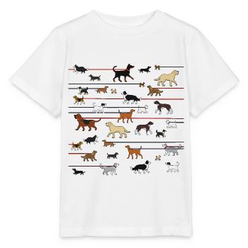 laisse pour chien - T-shirt bio MINI CREATOR Stanley/Stella Enfant - blanc - Devant - Maike (125cm)
