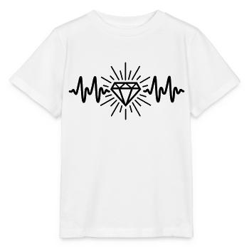 Diamant - Stanley/Stella Kinder T-Shirt MINI CREATOR  - Weiß - Vorne - Maike (125cm)
