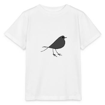 Oiseau cadeau animal animal oiseau protection des animaux mouche - T-shirt bio MINI CREATOR Stanley/Stella Enfant - blanc - Devant - Maike (125cm)