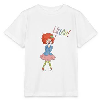 Fille clown Helau - T-shirt bio MINI CREATOR Stanley/Stella Enfant - blanc - Devant - Maike (125cm)
