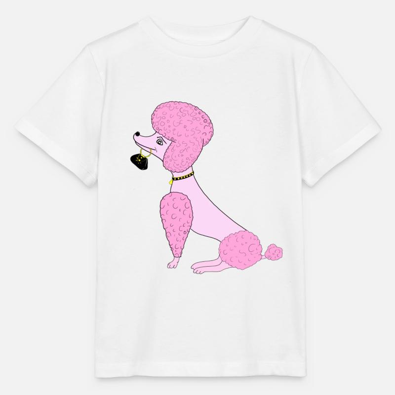 caniche - T-shirt bio MINI CREATOR Stanley/Stella Enfant - blanc