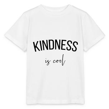 Kindness is cool - Stanley/Stella Kinder T-Shirt MINI CREATOR  - Weiß - Vorne - Maike (125cm)