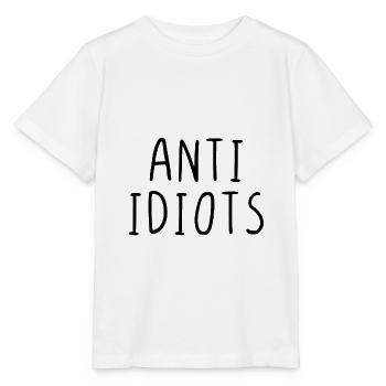 Anti idiots - T-shirt bio MINI CREATOR Stanley/Stella Enfant - blanc - Devant - Maike (125cm)