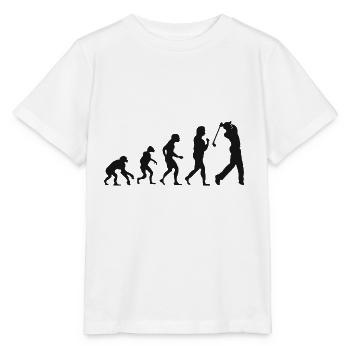 Golfer Evolution Golfer Golf evolution - Stanley/Stella MINI CREATOR Kids’ T-Shirt - white - Front - Maike (125cm)