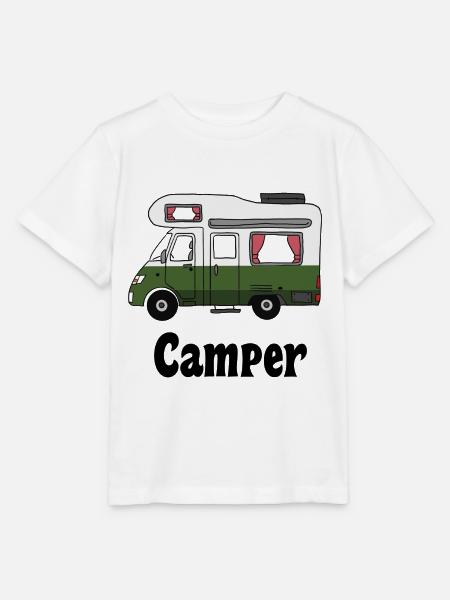 Camper Wohnmobil Caravan - Stanley/Stella Kinder T-Shirt MINI CREATOR  - Weiß