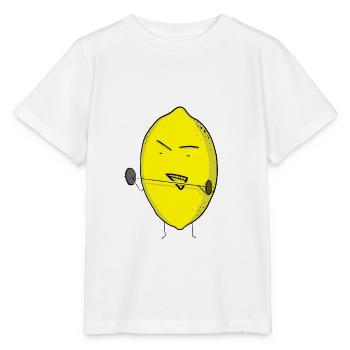 Power lemon - Stanley/Stella MINI CREATOR Kids’ T-Shirt - white - Front - Maike (125cm)