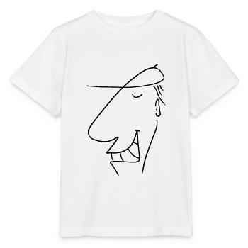 Head Hagen 105 - pure head thing - black - Stanley/Stella MINI CREATOR Kids’ T-Shirt - white - Front - Maike (125cm)