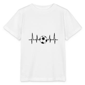 Battement de coeur Football Football Club ECC - T-shirt bio MINI CREATOR Stanley/Stella Enfant - blanc - Devant - Maike (125cm)