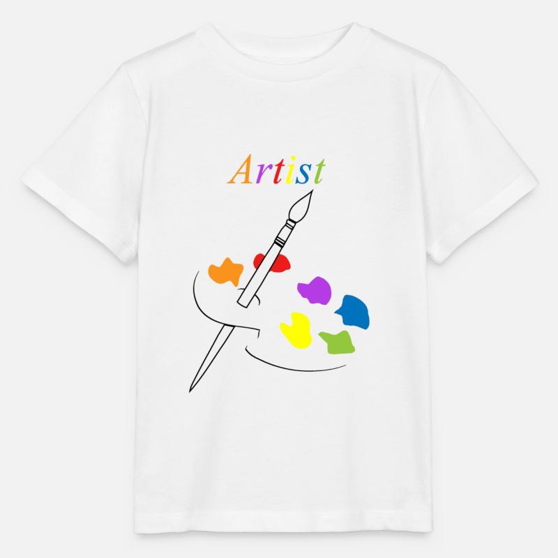 artiste - T-shirt bio MINI CREATOR Stanley/Stella Enfant - blanc