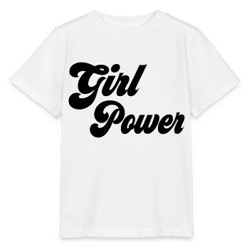 Girl power - Stanley/Stella MINI CREATOR Kids’ T-Shirt - white - Front - Maike (125cm)