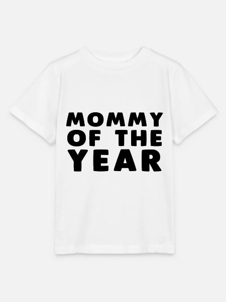 Mutter des Jahres - Geschenkidee für Mama - Stanley/Stella Kinder T-Shirt MINI CREATOR - Weiß