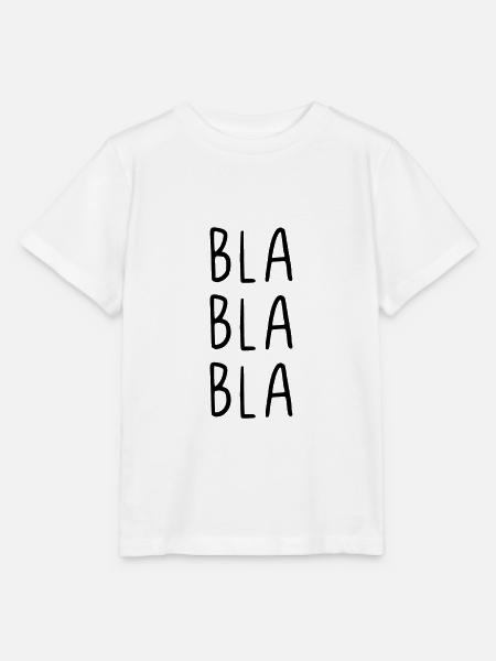 Bla Bla Bla - Stanley/Stella Kinder T-Shirt MINI CREATOR - Weiß