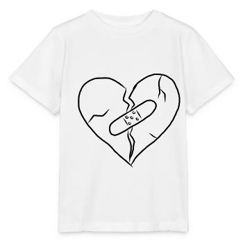 Trennung Liebesaus Liebeskummer Herz Geschenk - Stanley/Stella Kinder T-Shirt MINI CREATOR  - Weiß - Vorne - Maike (125cm)