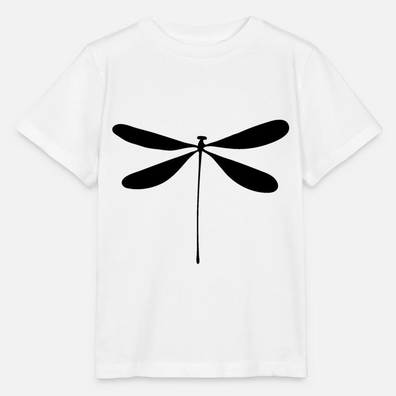 libellule - T-shirt bio MINI CREATOR Stanley/Stella Enfant - blanc