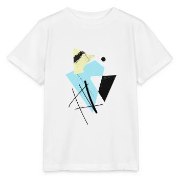 Hip abstract, geometric shapes and shapes - Stanley/Stella MINI CREATOR Kids’ T-Shirt - white - Front - Maike (125cm)