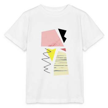 Hip abstract, geometric shapes and shapes - Stanley/Stella MINI CREATOR Kids’ T-Shirt - white - Front - Maike (125cm)