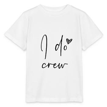 I do crew - Stanley/Stella MINI CREATOR Kids’ T-Shirt - white - Front - Maike (125cm)