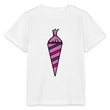 School bag student sugar bag enrolment - Stanley/Stella MINI CREATOR Kids’ T-Shirt - white - Front - Maike (125cm)