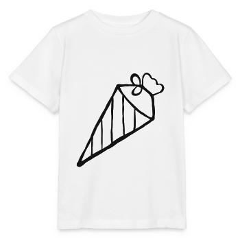 School bag school start schooling sugar bag - Stanley/Stella MINI CREATOR Kids’ T-Shirt - white - Front - Maike (125cm)