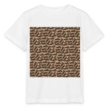 Beaucoup de guêpes - T-shirt bio MINI CREATOR Stanley/Stella Enfant - blanc - Devant - Maike (125cm)