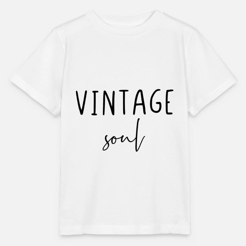 Âme vintage - T-shirt bio MINI CREATOR Stanley/Stella Enfant - blanc