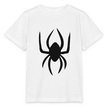 Spinnenkostüm Spinne Geschenk Spinnen Halloween - Stanley/Stella Kinder T-Shirt MINI CREATOR  - Weiß - Vorne - Maike (125cm)