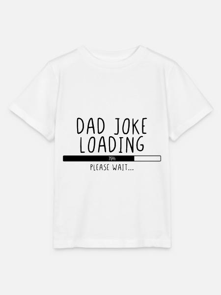 Dad Joke Loading Please Wait - Stanley/Stella Kinder T-Shirt MINI CREATOR - Weiß