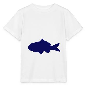 Poisson poisson poissons animaux marins - T-shirt bio MINI CREATOR Stanley/Stella Enfant - blanc - Devant - Maike (125cm)