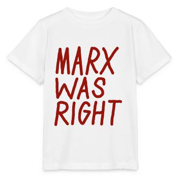 MARX WAS RIGHT - T-shirt bio MINI CREATOR Stanley/Stella Enfant - blanc - Devant - Maike (125cm)