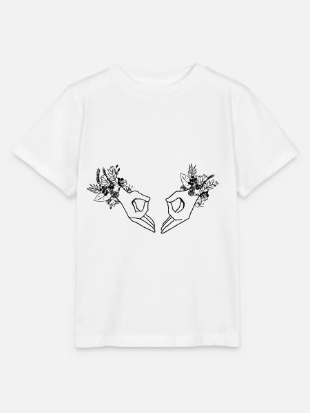 Uterus art - Stanley/Stella Kinder T-Shirt MINI CREATOR - Weiß