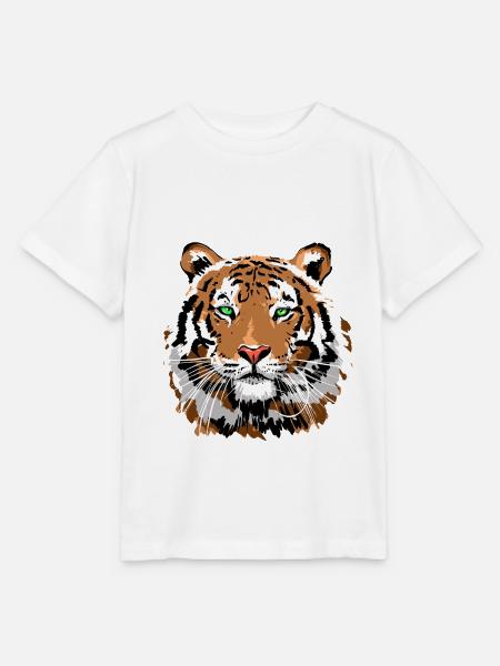 Tiger - Stanley/Stella Kinder T-Shirt MINI CREATOR - Weiß