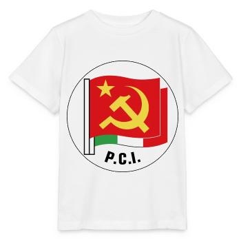 Parti communiste italien - T-shirt bio MINI CREATOR Stanley/Stella Enfant - blanc - Devant - Maike (125cm)