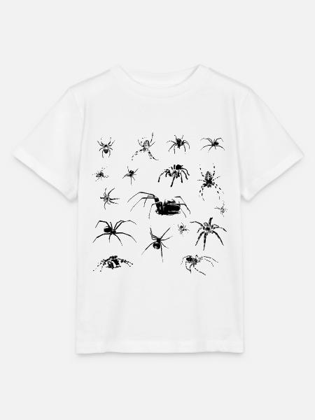 Spinnen - Stanley/Stella Kinder T-Shirt MINI CREATOR  - Weiß