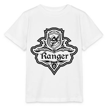 Ranger JDR - Emblem Archer RPG Rollenspiel DM - Stanley/Stella Kinder T-Shirt MINI CREATOR  - Weiß - Vorne - Maike (125cm)