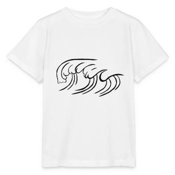 Vague de cadeau de surf sur surf surf - T-shirt bio MINI CREATOR Stanley/Stella Enfant - blanc - Devant - Maike (125cm)