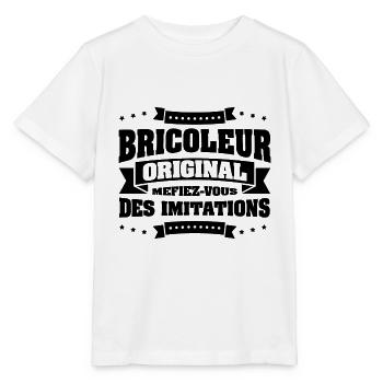 BRICOLEUR ORIGINAL - T-shirt bio MINI CREATOR Stanley/Stella Enfant - blanc - Devant - Maike (125cm)