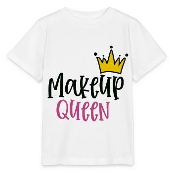 Makeup Queen - Stanley/Stella MINI CREATOR Kids’ T-Shirt - white - Front - Maike (125cm)