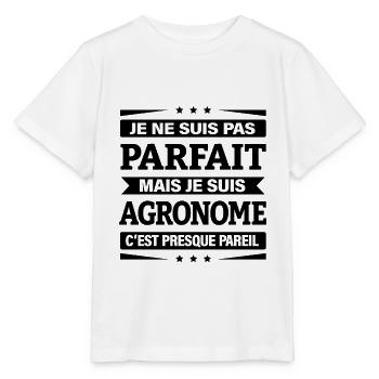 JE SUIS AGRONOME - T-shirt bio MINI CREATOR Stanley/Stella Enfant - blanc - Devant - Maike (125cm)